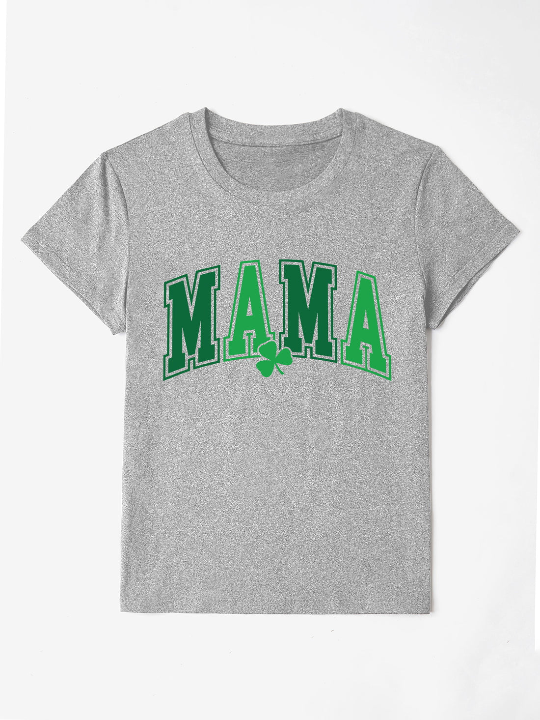 MAMA Round Neck Short Sleeve T-Shirt