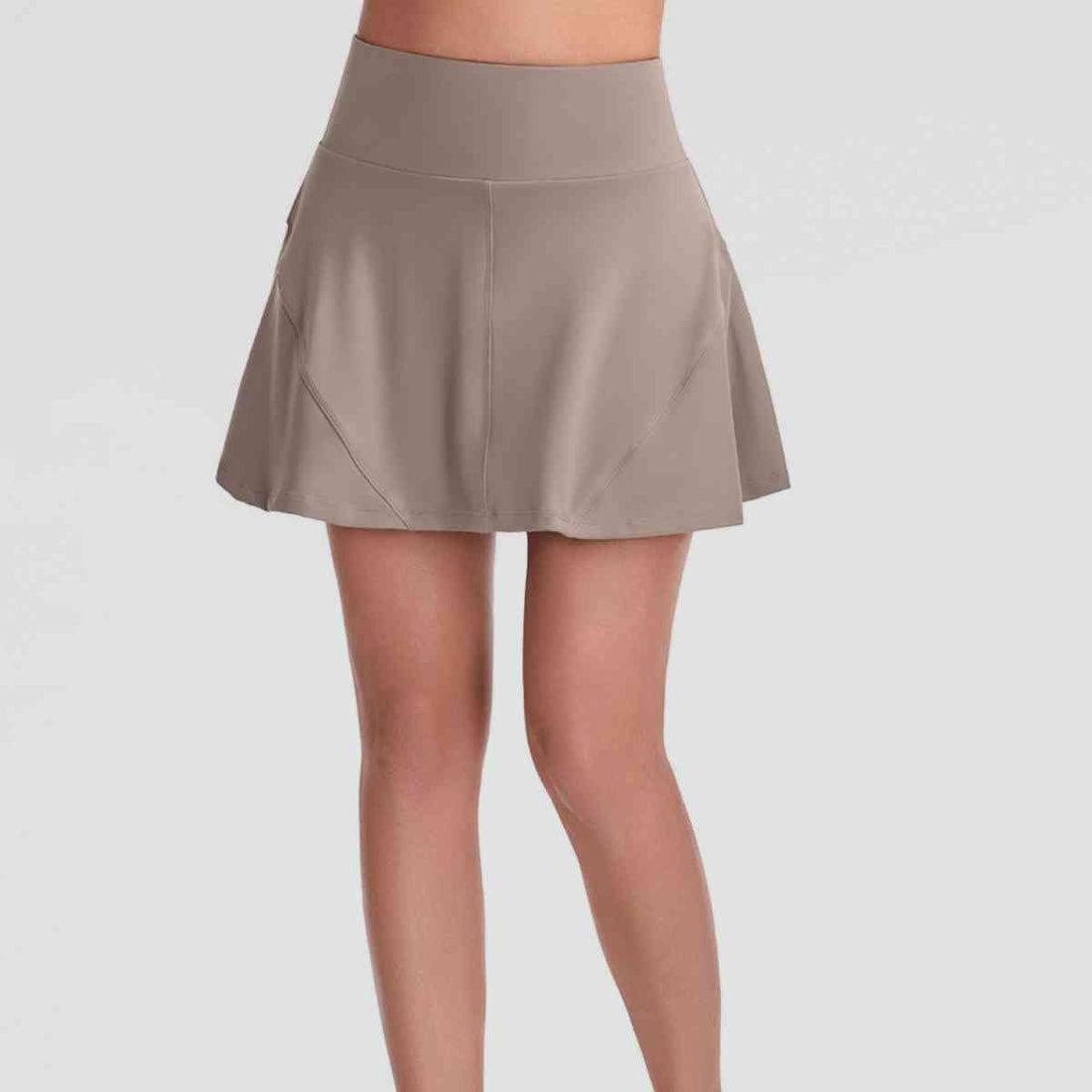 Wide Waistband Sports Skort