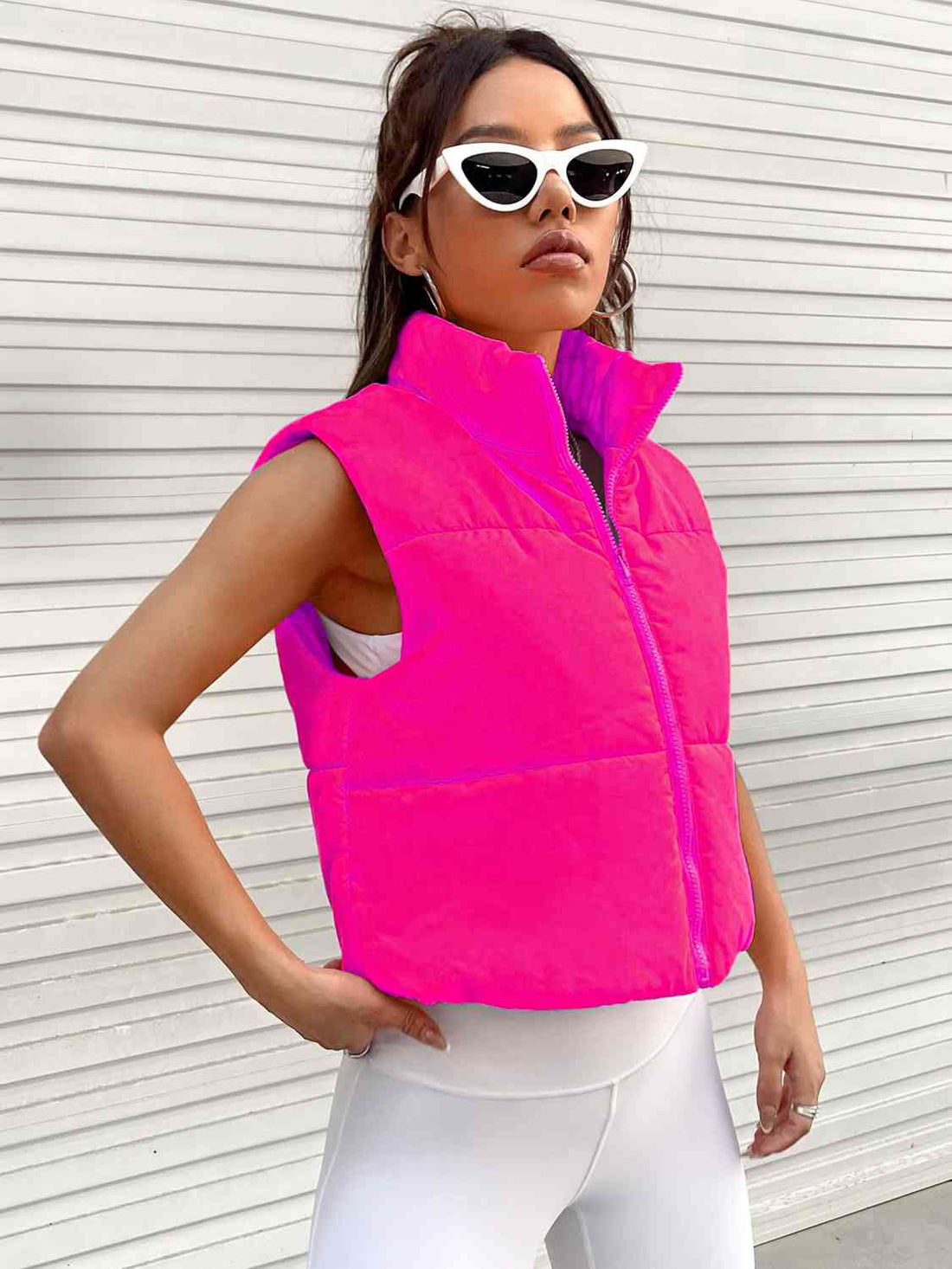 Zip-Up Puffer Vest