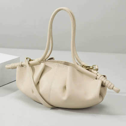 Textured Cloud Shoulder Bag – Chic Office Messenger Handbag