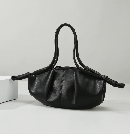 Textured Cloud Shoulder Bag – Chic Office Messenger Handbag