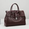 soft leather tote, large capacity office bag, elegant handbag