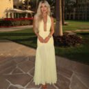 ummer Women Clothing Solid Color Sexy Mesh Stitching Deep V Plunge Neck Halter Tied Dress