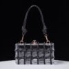 Transparent Square Rope Handbag – Modern Braided Box Design