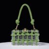 Transparent Square Rope Handbag – Modern Braided Box Design