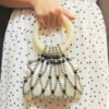 Retro Handmade Beaded Woven Handbag – Artisan Vintage Design
