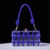 Transparent Square Rope Handbag – Modern Braided Box Design