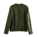 Beaded Bomber Cardigan Jacket for Women