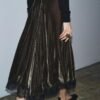 Velvet Lace Elegant Slim Skirt for Autumn Winter