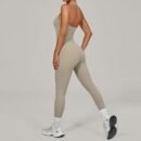 FlexMove Halter‑Neck Yoga & Dance Jumpsuit