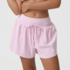 Loose Nude Feel High Waist Anti-Exposure Yoga Shorts for Women