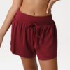 Loose Nude Feel High Waist Anti-Exposure Yoga Shorts for Women