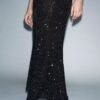 Winter High Waist Long Skirt with Bead Decoration