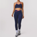 High Elastic Hip-Lifting Yoga Bra & Tights Two-Piece Set for Women