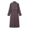 Women’s Thickened Double-Breasted Long Trench Coat – Elegant Winter Outerwear