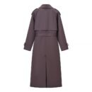 Women’s Thickened Double-Breasted Long Trench Coat – Elegant Winter Outerwear