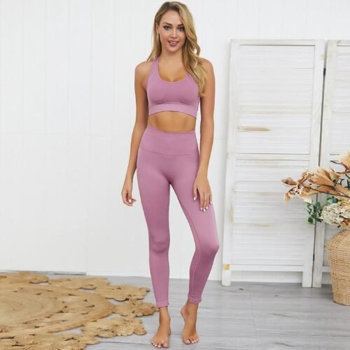 SEAMLESS LONG SLEEVE YOGA SPORT SUIT