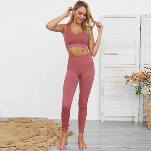 SEAMLESS LONG SLEEVE YOGA SPORT SUIT
