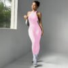 SculptFit Peach‑Lift Seamless Workout Jumpsuit