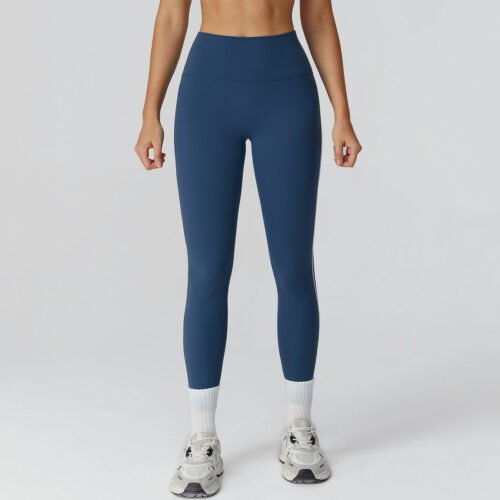 SOLLINARRY CONTRAST COLOR BRUSHED YOGA TROUSERS