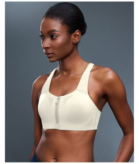 FRONT ZIPPER HIGH-STRENGTH SPORTS BRA