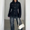 Street Sexy Slim Blue Denim Jacket Women | ALiAZON Outerwear