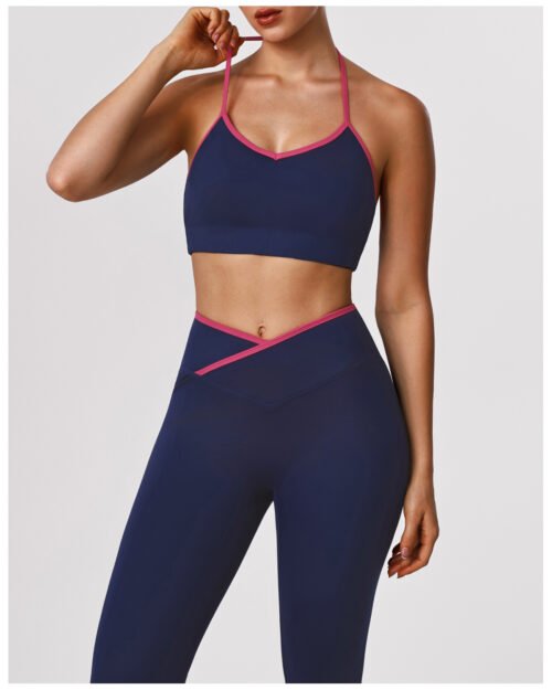 HIGH ELASTIC HIP-LIFTING YOGA TWO-PIECE SE