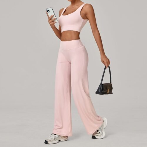 DOUBLE STRAP BRA & TROUSERS SPORTS SET