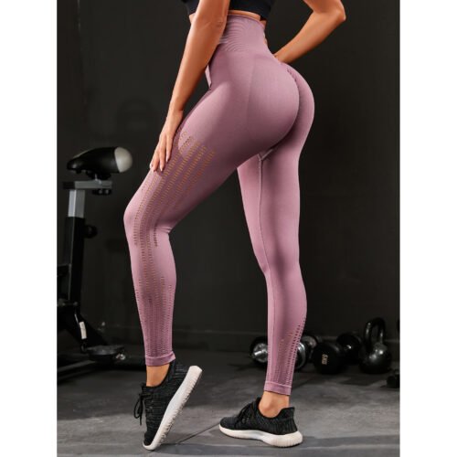 High Waist Seamless Peach Hip Lifting Yoga Pants for Women