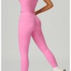 NUDE FEEL CROSS-WAIST HIGH-WAIST YOGA PANTS