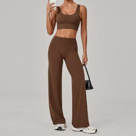 DOUBLE STRAP BRA & TROUSERS SPORTS SET