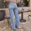 High Waist Retro Loose Wide Leg Jeans