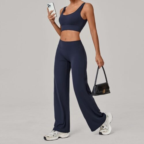 DOUBLE STRAP BRA & TROUSERS SPORTS SET