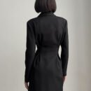 Spring Summer Office Slim Waist Business Casual Dress