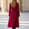 Women’s Reversible Double-Breasted Wool Coat – Elegant Winter Essential