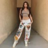 Harajuku Print Streetwear Jogger Pants for Women – Autumn Winter