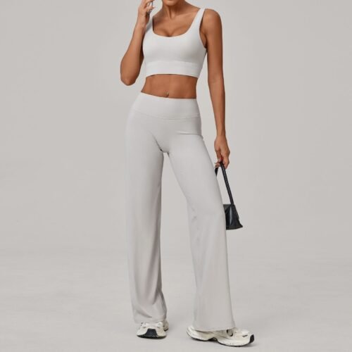 DOUBLE STRAP BRA & TROUSERS SPORTS SET