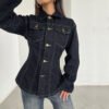 Street Sexy Slim Blue Denim Jacket Women