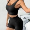 THREAD SEAMLESS BRA & SHORTS SET