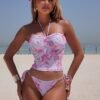 PrintLuxe Sexy Two‑Piece Bikini Set