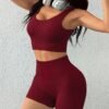 THREAD SEAMLESS BRA & SHORTS SET