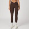 NUDE FEEL CROSS-WAIST HIGH-WAIST YOGA PANTS