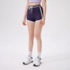 High Waist Contrast Trim Hip Lifting Nude-Feel Yoga Shorts for Women