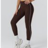 SOLLINARRY CONTRAST COLOR BRUSHED YOGA TROUSERS