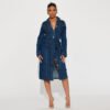 Women Wear Denim Long Sleeved Jacket Mid Length Dress