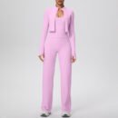 This stylish three-piece yoga set combines performance and versatility with a zip-up coat, strap vest, and straight-leg trousers. Designed for layering and comfort, it’s perfect for workouts, travel, or elevated athleisure looks. The Zip-Up Jacket Yoga Three-Piece Set offers a complete workout wardrobe in one coordinated look. Featuring a lightweight zip jacket, supportive vest, and relaxed straight-leg trousers, this set blends comfort with modern athletic style. The breathable fabric allows for easy movement, making it suitable for yoga, gym sessions, or casual wear. Ideal for transitional seasons, this three-piece set can be styled together or worn separately, giving you endless outfit flexibility with a polished, sporty finish. Key Features Three-piece set: jacket, vest, trousers Zip-front long-sleeve coat Relaxed straight-leg pants Comfortable, breathable fabric Versatile for workouts or casual wear