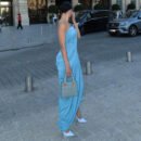 Autumn Pleated Suspender Backless Slit Dress