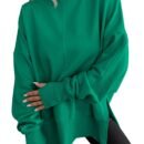 Solid Color Loose Sports Long Sleeve Pullover Sweatshirt