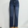 Autumn Retro High Waist Loose Wide Leg Jeans