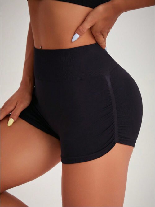 Quick-Dry Moisture-Wicking Slim Fit Yoga Sports Shorts for Women